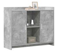 vidaXL Aparador 98,5 x 33 x 80 cm PB, Aparador Moderno, Almacenamiento Rectangular, Amplio Mueble para Comedor, Sala, soluciones funcionales
