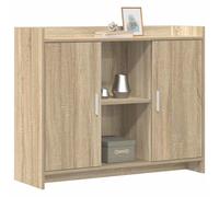 vidaXL Aparador 98,5 x 33 x 80 cm PB, Aparador Moderno, Almacenamiento Rectangular, Amplio Mueble para Comedor, Sala, soluciones funcionales