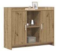 vidaXL Aparador 98,5 x 33 x 80 cm PB, Aparador Moderno, Almacenamiento Rectangular, Amplio Mueble para Comedor, Sala, soluciones funcionales