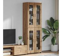 vidaXL Aparador alto FLORIN 60 x 35 x 182 cm Roble artisan
