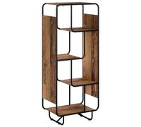 vidaXL Aparador Alto Madera Envejecida 60 x 37.5 x 144 cm