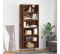 vidaXL Aparador alto Madera envejecida 69,5 x 32,5 x 180 cm