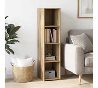 vidaXL Aparador alto Roble artisan 30 x 41 x 124 cm