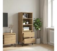 vidaXL Aparador alto Roble artisan 40 x 36 x 110 cm