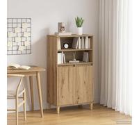 vidaXL Aparador alto Roble artisan 60 x 36 x 110 cm