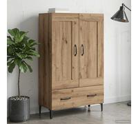 vidaXL Aparador alto Roble artisan 70 x 31 x 115 cm