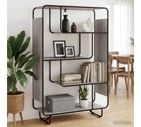 vidaXL Aparador alto Sonoma gris 93.5 x 37.5 x 144 cm