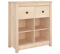 vidaXL Aparador Armario Auxiliar Alacena Mesa Consola Entrada Pasillo Vestíbulo Recibidor Mueble de Madera Maciza de Pino 70x35x80 cm