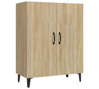 vidaXL Aparador Armario Auxiliar Alacena Mesa Consola Entrada Pasillo Vestíbulo Recibidor Mueble de Madera Contrachapada Roble Sonoma 70x34x90 cm