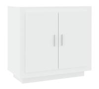 vidaXL Aparador Armario Auxiliar Alacena Mesa Consola Entrada Pasillo Vestíbulo Recibidor Mueble de Madera Contrachapada Blanco 80x40x75 cm