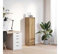 vidaXL Aparador Artisan Roble 29,5x34x119,5 cm Madera de ingeniería