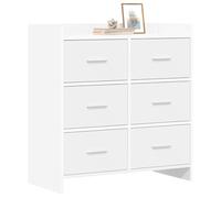 vidaXL Aparador Blanco 75 x 33 x 80 cm Madera de ingeniería,