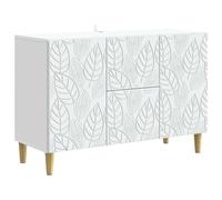 vidaXL Aparador Blanco 89 x 34,5 x 60 cm Madera de ingeniería