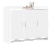 vidaXL Aparador Blanco 98,5 x 33 x 80 cm Madera de ingeniería,