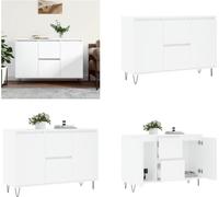 vidaXL, aparador blanco de 104x35x70 cm, fabricado en material de madera. - Aparador - Aparadores - Cómoda - Buffet
