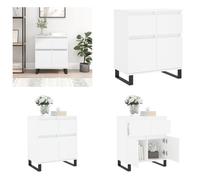 vidaXL, aparador blanco de 60x35x70 cm, fabricado en material de madera. - Aparador - Aparadores - Cómoda - Buffet