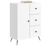 vidaXL Aparador Brillante 66 x 34,5 x 90 cm Madera de Ingeniería, Aparador para Sala, diseño Moderno Rectangular, Gran Almacenamiento para Comedor, decoración y organización en casa
