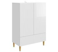 vidaXL Aparador Brillante 66 x 34,5 x 95 cm Madera de Ingeniería