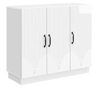 vidaXL Aparador Brillante 89 x 34,5 x 77 cm Madera de Ingeniería