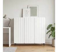 vidaXL Aparador Brillante 89 x 34,5 x 82 cm Madera de Ingeniería