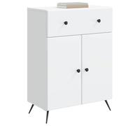 vidaXL Aparador con cajón 66 x 34,5 x 90 cm Madera de Ingeniería, Unidad Moderna para Sala, almacén Buffet, Gran Espacio, Elegante Organizador de Comedor