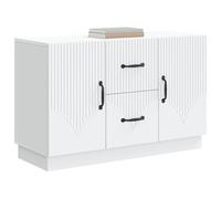 vidaXL Aparador con cajón 89 x 34,5 x 57 cm Madera de Ingeniería, Soluciones de Almacenamiento para la Sala, Aparador Moderno, Gran Armario para Estantes, Muebles Funcionales