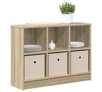 vidaXL Aparador con cajón Roble Sonoma 73,5 x 22,5 x 53,5 cm, Moderno Mueble de Almacenamiento, Independiente, Amplio Espacio, Organizador Funcional, diseño Elegante, Sala de Estar