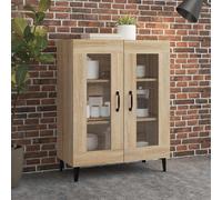 vidaXL Aparador de madera de ingeniería roble Sonoma 69,5x34x90 cm