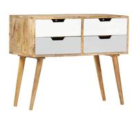 vidaXL Aparador de madera maciza de mango 85x40x71 cm