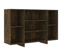 vidaXL Aparador Entrada Pasillo Vestíbulo Recibidor Armario Auxiliar Alacena Mesa Consola Decoración de Contrachapada Color Roble Ahumado 120x30x75 cm