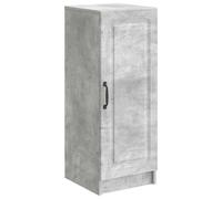 vidaXL Aparador Gris Hormigón 33 x 34,5 x 87 cm Madera de Ingeniería, Almacenaje para Sala, Buffet Rectangular Moderno, Sideboard Amplio, soluciones funcionales para Comedor