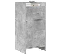 vidaXL Aparador Gris Hormigón 40 x 36 x 80 cm Madera de ingeniería,