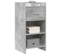vidaXL Aparador Gris Hormigón 40 x 36 x 80 cm Madera de ingeniería,