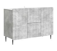 vidaXL Aparador Gris Hormigón 89 x 34,5 x 62 cm Madera de Ingeniería