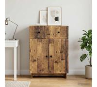 vidaXL Aparador Madera envejecida 66 x 34,5 x 90 cm
