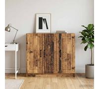 vidaXL Aparador Madera envejecida 89 x 34,5 x 77 cm