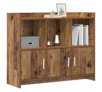 vidaXL Aparador Madera Envejecida 98,5 x 33 x 80 cm,