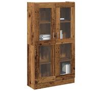 vidaXL Aparador madera ingeniería madera envejecida 82,5x30,5x150 cm