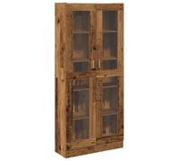 vidaXL Aparador Madera ingeniería Madera Envejecida 82,5x30,5x185 cm