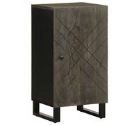 vidaXL Aparador negro 40x33x75 cm madera maciza mango