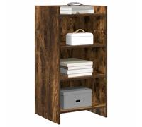 vidaXL Aparador Roble Ahumado 40 x 36 x 80 cm Madera de ingeniería,