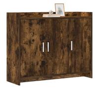 vidaXL Aparador Roble Ahumado 98,5 x 33 x 80 cm Madera de ingeniería,