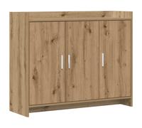 vidaXL Aparador Roble Artesanal 98,5 x 33 x 80 cm Madera de ingeniería