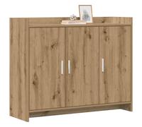 vidaXL Aparador Roble Artesanal 98,5 x 33 x 80 cm Madera de ingeniería,