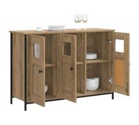 vidaXL Aparador Roble Artisan 100 x 35 x 70 cm Madera de ingeniería