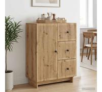 vidaXL Aparador Roble artisan 66 x 34,5 x 90 cm Madera de Ingeniería