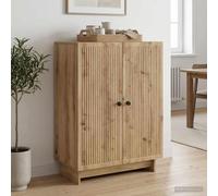 vidaXL Aparador Roble artisan 66 x 34,5 x 90 cm Madera de Ingeniería