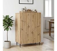 vidaXL Aparador Roble artisan 66 x 34,5 x 92 cm Madera de Ingeniería