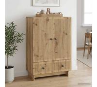 vidaXL Aparador Roble artisan 66 x 34,5 x 95 cm Madera de ingeniería