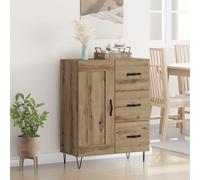 vidaXL Aparador Roble artisan 69,5 x 34 x 90 cm Madera de ingeniería